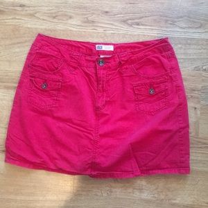 Faded Glory Red Size 8 Skort
